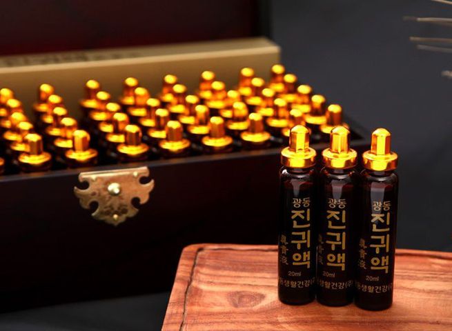 Tinh Chất Đông Trùng Hạ Thảo Kanghwa Hàn Quốc - Hộp Gỗ 60 Ống 20ml, Tăng Cường Đề Kháng và Sinh Lực, Giải Pháp Bồi Bổ Sức Khỏe