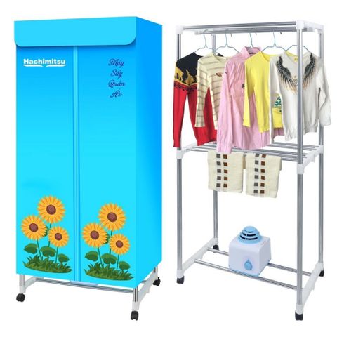 Tủ sấy quần áo Hachimitsu HC425TS 1200W - Thiết kế đa chức năng, di động, tiết kiệm không gian, sấy khô và giữ ấm hiệu quả
