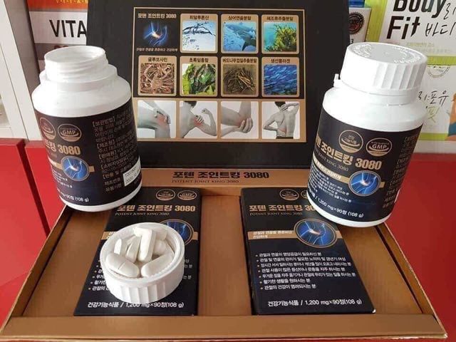Viên uống bổ xương khớp Samsung Joint King Gold 3080 - Hỗ trợ Glucosamine, cải thiện sức khỏe xương khớp hiệu quả 180 viên