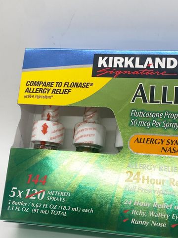 Xịt Mũi Kirkland Aller-Flo Chính Hãng 18.2ml - Giảm Viêm Xoang, Dị Ứng, Thoải Mái Giấc Ngủ Cho Người Lớn Và Trẻ Em Trên 4 Tuổi