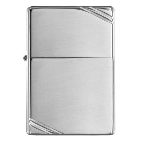 Bật Lửa Zippo High Polish Chrome Vintage Chặt Góc 260 - Thiết Kế Sang Trọng, Chất Liệu Bền Bỉ, Quà Tặng Độc Đáo