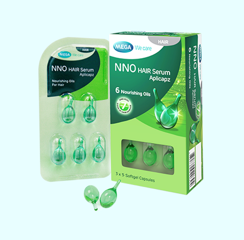Tinh Chất Dưỡng Tóc Mega We Care NNO Hair Serum - Phục Hồi Tóc Hư Tổn, Giúp Tóc Bóng Mượt & Chắc Khỏe