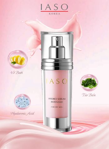 Tinh Chất Dưỡng Ẩm IASO Hydro Serum Intensive - Serum Cung Cấp Độ Ẩm Cho Da Khô, Dễ Dàng Thẩm Thấu, 35ml