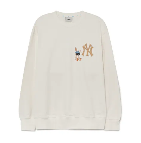 Áo MLB New Year Rabbit Sweatshirts New York Yankees 3AMTQ0131-50CRS