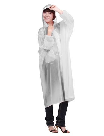 Áo Mưa Rando Poncho PVC Trong Mờ - Áo Mưa Đơn Thời Trang Cho Người Đi Du Lịch Và Thể Thao - Kiểu Dáng Năng Động, Gọn Nhẹ