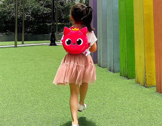 Balo Pinkfong Hàn Quốc Cho Bé - Thiết Kế Dễ Thương, Chất Liệu Cao Cấp, Quai Đeo Điều Chỉnh - Quà Tặng Tuyệt Vời Cho Trẻ Em