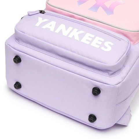 Balo Trẻ Em MLB Mega New York Yankees Tím Pastel 7ABK0012N-50LDL Kèm Túi Tote - Dành Cho Bé Trai và Bé Gái