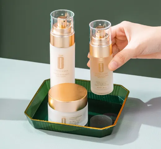 Bộ 6 đĩa sứ cao cấp viền vàng sang trọng - Đĩa đựng thực phẩm màu xanh ngọc bích tinh tế, dễ dàng sử dụng cho mọi bữa ăn