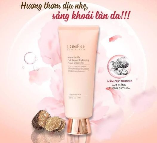 Bộ Dưỡng Trắng Da Lomere 5 Món - Sữa Rửa Mặt, Nước Cân Bằng, Tinh Chất, Kem Dưỡng, Mặt Nạ - Cấp Ẩm, Mờ Nám, Phục Hồi Da Tươi Sáng