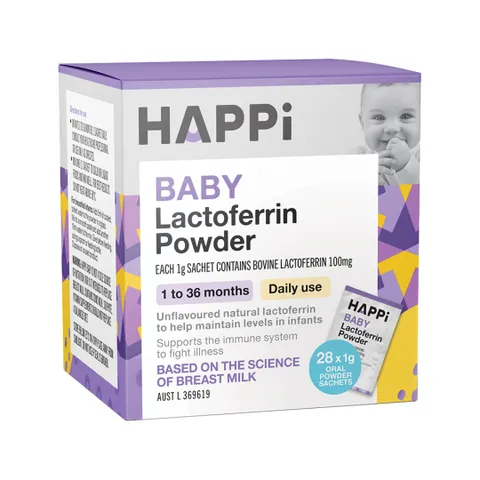 Bột dinh dưỡng Happi Baby Lactoferrin Powder cho bé