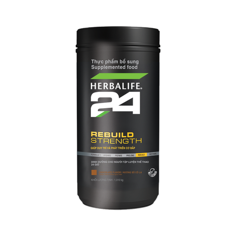 Bột dinh dưỡng thể thao Herbalife 24 Rebuild Strength hương socola
