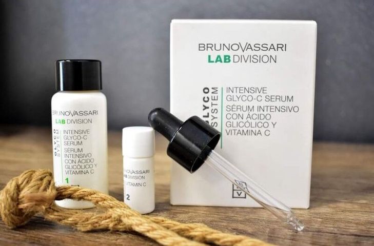 Serum Bruno Vassari Glyco C Hỗ Trợ Sáng Da - Đẩy Lùi Dấu Hiệu Lão Hóa, Tái Tạo Da, Chứa Axit Glycolic và Vitamin C, 30ml