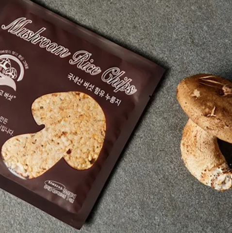 Cơm Cháy Gạo Lứt Nấm Hương Gwangmyeong Nongsan - Snack Giòn Tan, Nguyên Liệu Tự Nhiên, Không Chất Độc Hại, Bổ Dưỡng Cho Người Bận Rộn