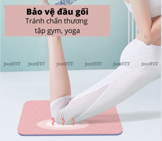 Combo 10 Đệm Lót Đỡ Đầu Gối Tập Yoga và Plank Justfit - Bảo Vệ Đầu Gối, Siêu Nhẹ, Dễ Dàng Mang Theo