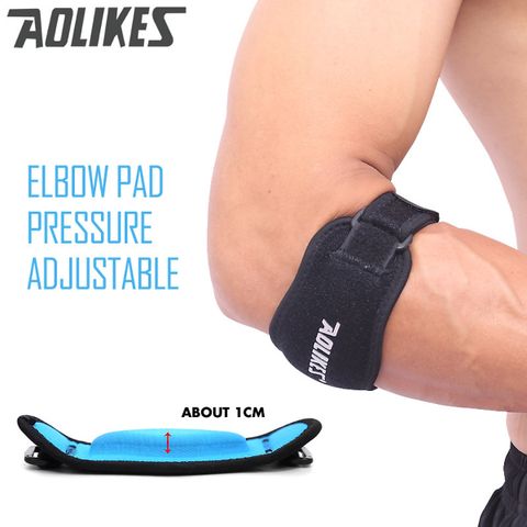 Đai cuốn bảo vệ khuỷu tay Aolikes AL7949 - Phụ kiện tập GYM cao su đàn hồi, hỗ trợ chống chấn thương khi tập luyện