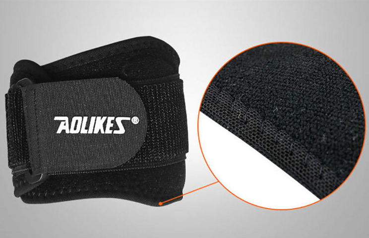 Đai Hỗ Trợ Bảo Vệ Khuỷu Tay Aolikes AL7947 - Phụ Kiện Tập Gym Chống Sốc, Khóa Tự Điều Chỉnh, Thiết Kế Thoải Mái