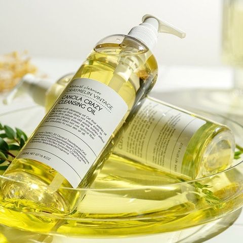 Dầu Tẩy Trang Hoa Cải Graymelin Vintage Canola Crazy 300ml - Giảm Mụn, Làm Sạch Sâu, Cấp Nước Cho Da Nhạy Cảm