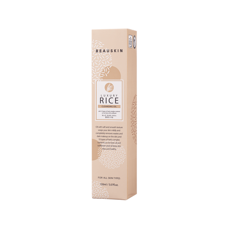 Dầu Tẩy Trang Sạch Sâu Beauskin Luxury Rice Cleansing Oil 150ml - Cho Mọi Loại Da, Dưỡng Ẩm Và Làm Sáng Da