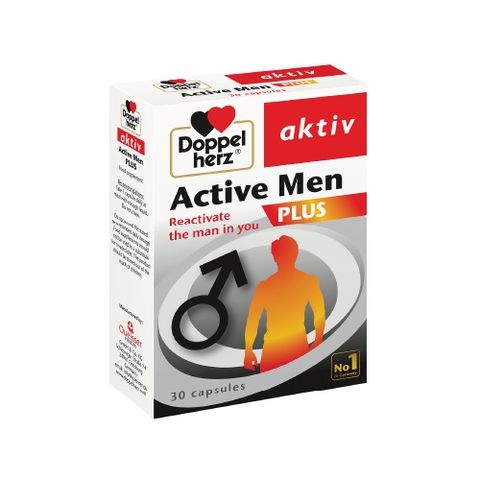 [Mã giảm giá lên tới 10%] (Hàng nhập khẩu) Doppelherz Active Men Plus bổ sung vitamin, khoáng chất cho nam