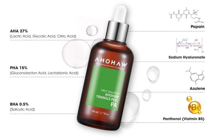 Dung dịch Peel da Ahohaw Triangle Peel PA Hàn Quốc 80ml - Chăm sóc da chống lão hóa, cải thiện màu da, lấy lại làn da tươi sáng tự nhiên.