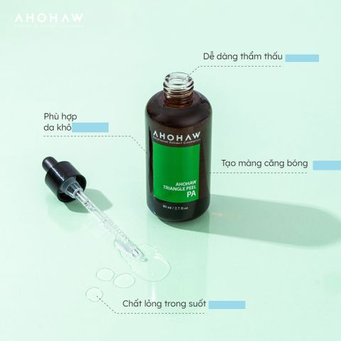 Dung dịch Peel da Ahohaw Triangle Peel PA Hàn Quốc 80ml - Chăm sóc da chống lão hóa, cải thiện màu da, lấy lại làn da tươi sáng tự nhiên.