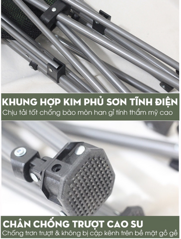 Ghế Xếp Gấp Đa Năng Có Gối Đệm Thư Giãn - Dễ Dàng Mang Theo, Chịu Lực Tối Đa 200kg, Thích Hợp Cho Cắm Trại Và Du Lịch