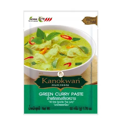 Gia vị nấu cà ri xanh Kanokwan Green Curry Paste Thái Lan