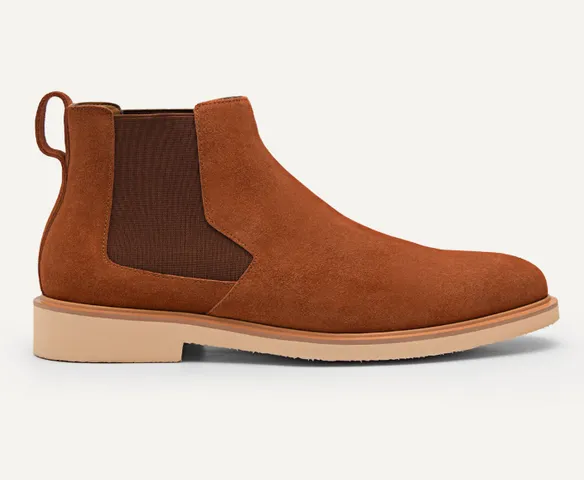 Giày boots nam Pedro Camel Leather Ankle PM1-96380006 màu camel