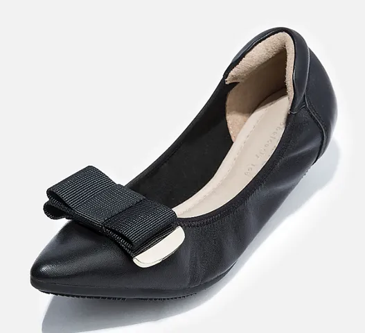 Giày búp bê nữ Pazzion Ballerina Flats 012081ABK34 màu đen