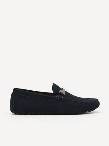 Giày nam Pedro Suede Moccasins PM1-65980269 Navy