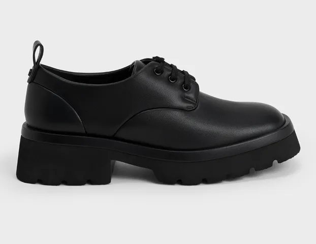Giày Oxfords nữ Charles & Keith CK1-70380964 Black màu đen