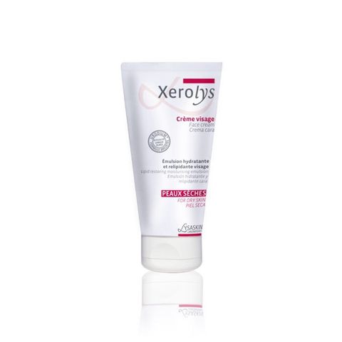 Kem Dưỡng Ẩm Da Khô Lysaskin Xerolys Crème Visage 50ml - Giúp Cấp Ẩm và Tái Tạo Da, Phù Hợp Cho Da Rát Khô và Vấn Đề Da 3 Tuổi Trở Lên