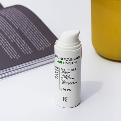 Kem Dưỡng Da Ban Ngày Bruno Vassari Glyco System Protective Cream SPF25 - Bảo Vệ Da, Cấp Ẩm, Phù Hợp Da Dầu