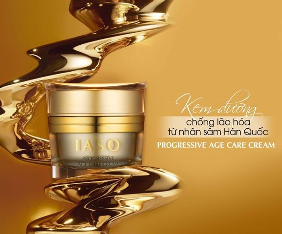 Kem Dưỡng Trẻ Hóa Da IASO Progressive Age Care Cream - Giảm Nếp Nhăn, Căng Mịn, Dành Cho Da Lão Hóa, 45g