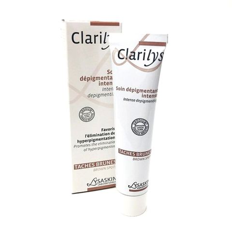 Kem Dưỡng Ẩm Giảm Nám Clarilys Soin Dépigmentant Intense 40ml - Làm Mờ Đốm Nâu, Dưỡng Sáng Da, Thẩm Thấu Nhanh, Trong Suốt, Phù Hợp Với Mọi Loại Da