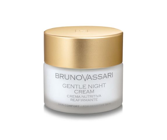 Kem dưỡng ẩm phục hồi da nhạy cảm Bruno Vassari Gentle Night Cream 50ml - Làm dịu, tăng đề kháng cho da ban đêm