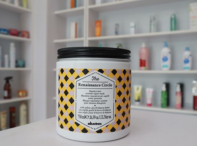 Mặt Nạ Phục Hồi Tóc Davines The Renaissance Circle - Kem Ủ Dưỡng Tóc Chuyên Sâu, Giúp Tóc Bóng Mượt, Chắc Khỏe 750ml