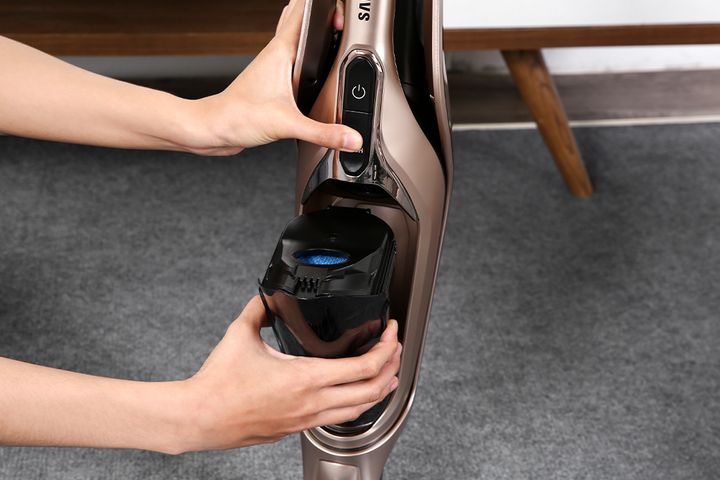 Máy Hút Bụi Không Dây Samsung VS03R6523J1/SV - Đầu Hút 3 Trong 1, Thời Gian Sử Dụng 30 Phút, Công Nghệ Cyclone Force 170W