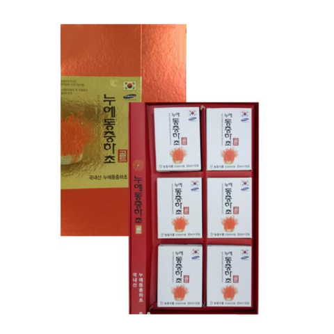 Nước Đông Trùng Hạ Thảo Hộp Đỏ Hàn Quốc Cao Cấp - Bồi Bổ Sức Khỏe, Tăng Cường Đề Kháng, 30 Gói X 30ml Chất Lượng Cao
