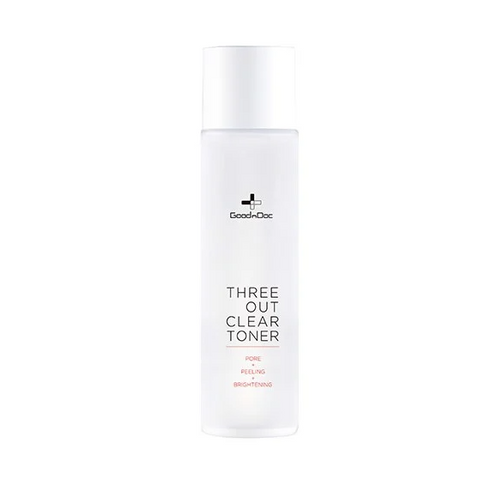 Nước Hoa Hồng GoodnDoc Three Out Clear Toner 150ml - Cân Bằng Độ Ẩm, Làm Sạch Da, Dưỡng Ẩm Mềm Mịn, Thích Hợp Cho Tất Cả Loại Da