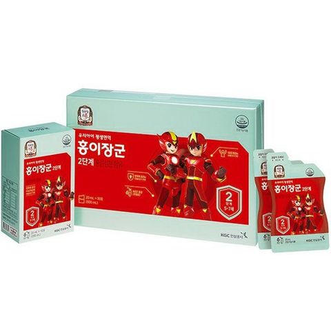Nước Hồng Sâm Baby KGC Kid 2 - Tăng Cường Sức Khỏe Cho Trẻ Từ 5-7 Tuổi, Hỗ Trợ Phát Triển Thể Chất & Trí Não, Hộp 30 Gói 20ml