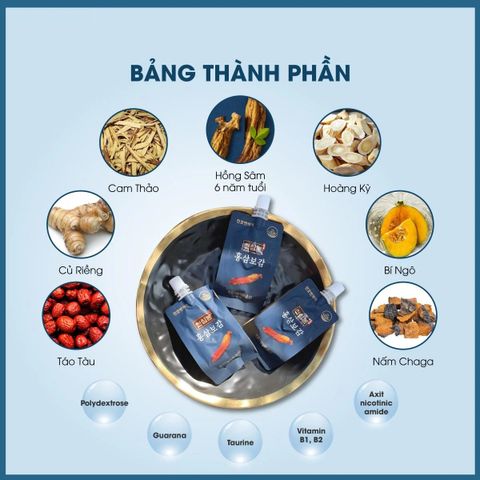 Nước Hồng Sâm Bảo Giám Cao Cấp Chunho Ncare 30 Gói - Tăng Cường Sức Đề Kháng và Làm Đẹp Da Cho Nam Nữ Trên 40 Tuổi