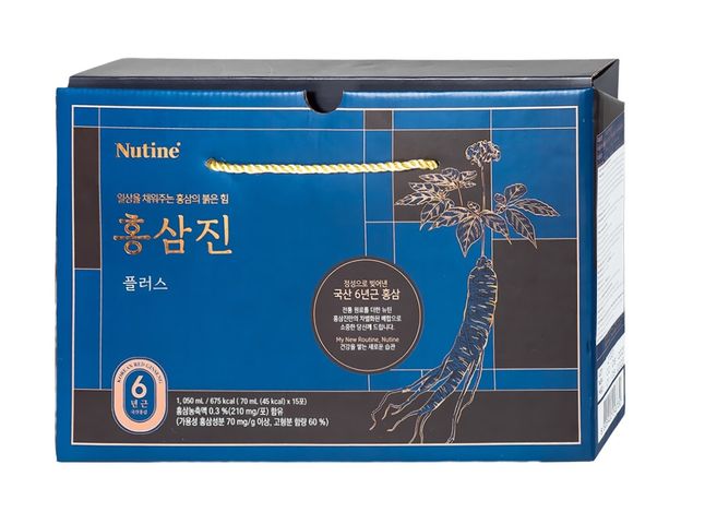 Nước Hồng Sâm Hongsamjin Plus Hàn Quốc - Giải Pháp Bổ Sung Năng Lượng, Tăng Cường Sức Khỏe, Hộp 15 Gói Tiện Lợi