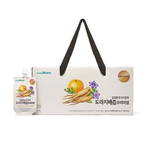 Nước Lê Hoa Chuông Chunho Ncare 30 Gói - Hỗ Trợ Bổ Phổi, Tăng Cường Đề Kháng Cho Người Lớn, Dễ Uống, Giảm Ho, Cải Thiện Sức Khỏe