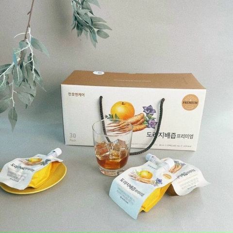 Nước Lê Hoa Chuông Chunho Ncare 30 Gói - Hỗ Trợ Bổ Phổi, Tăng Cường Đề Kháng Cho Người Lớn, Dễ Uống, Giảm Ho, Cải Thiện Sức Khỏe