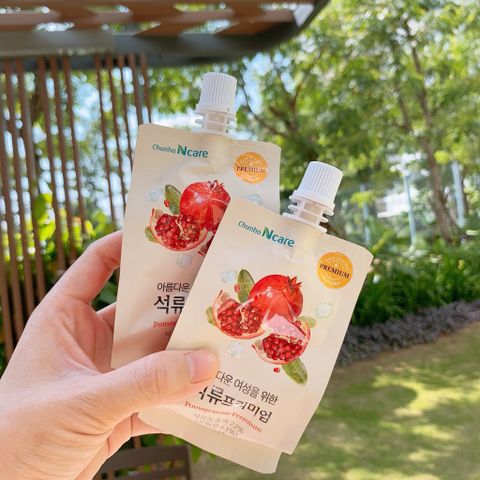 Nước Hồng Sâm Lựu Ép Tươi Chunho Ncare - Giữ Gìn Nhan Sắc và Sức Khỏe Cho Nữ - Hỗ Trợ Collagen và Đẹp Da