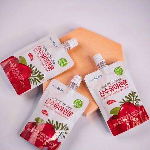 Nước Hồng Sâm Sơn Thù Dũ Chunho Ncare - Hỗ Trợ Sức Khỏe & Sinh Lý Nam Giới - Hộp 30 Gói Dễ Dùng, Ngon Miệng
