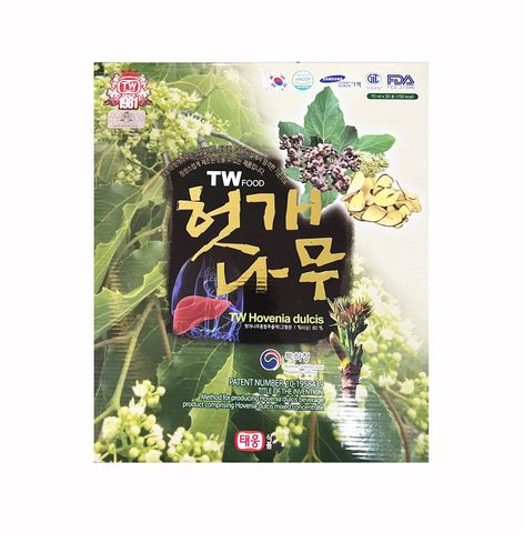 Nước Uống Hỗ Trợ Giải Độc Hovenia Dulcia - Bổ Gan Từ Hàn Quốc, Tăng Cường Chức Năng Gan, Thanh Nhiệt, Giải Rượu, 30 Gói X 70ml