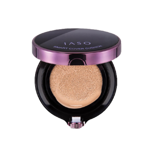 Phấn nước Iaso Smart Cover Cushion SPF50+ PA++++ - Lớp nền mịn màng, tự nhiên, che khuyết điểm hiệu quả, dưỡng ẩm, bảo vệ da khỏi nắng mặt trời
