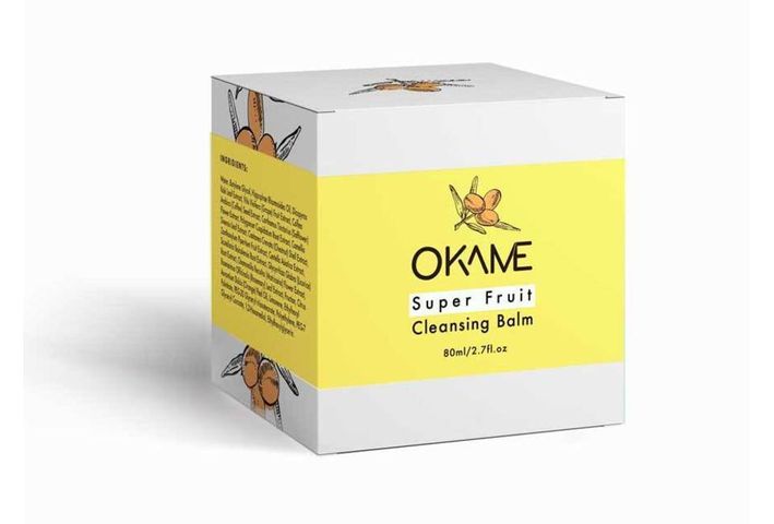 Sáp Tẩy Trang Sạch Sâu Okame Super Fruit Cleansing Balm 80ml - Làm Sạch Mềm Mại, Không Gây Nhờn Rít, Thích Hợp Cho Da Nhạy Cảm